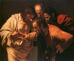 "A Incredulidade de São Tome", por Caravaggio