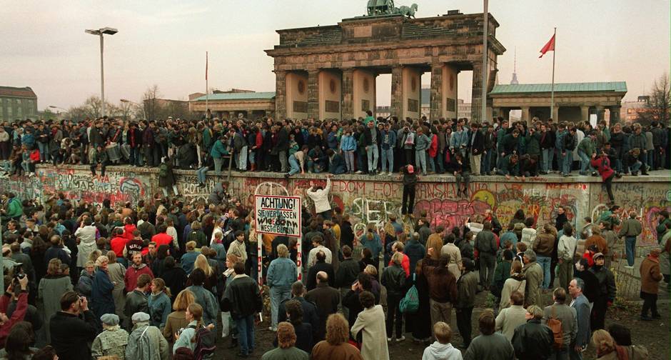 Comemoração da derrubada do Muro de Berlin