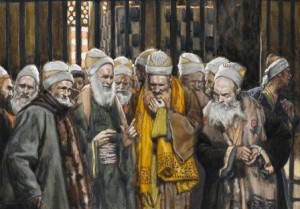 A conspiração dos fariseus contra Jesus Cristo, quadro de James Tissot.