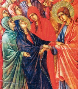 Crucifixão (detalhe) - Duccio di Buoninsegna (1308-1311) Museu dell´Opera del duomo, Siena (Itália)