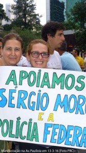 Manifestacao anti-PT na Av. Paulista