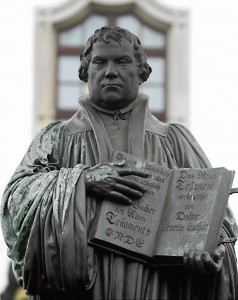 Foto do original da tradução da bíblia, segundo Lutero