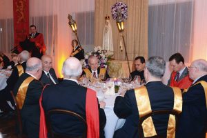 Cenas do jantar no Club Nacional