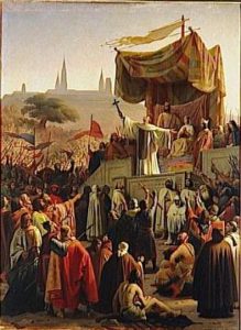 SÃ£o Bernardo, em 1146, pregando a 2Âª Cruzada em VÃ©zelay