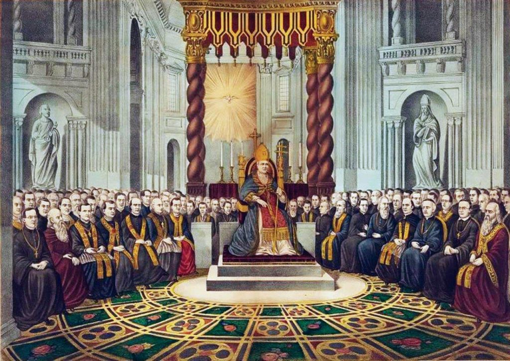 O Concílio Vaticano I definiu a infalibilidade pontifícia
