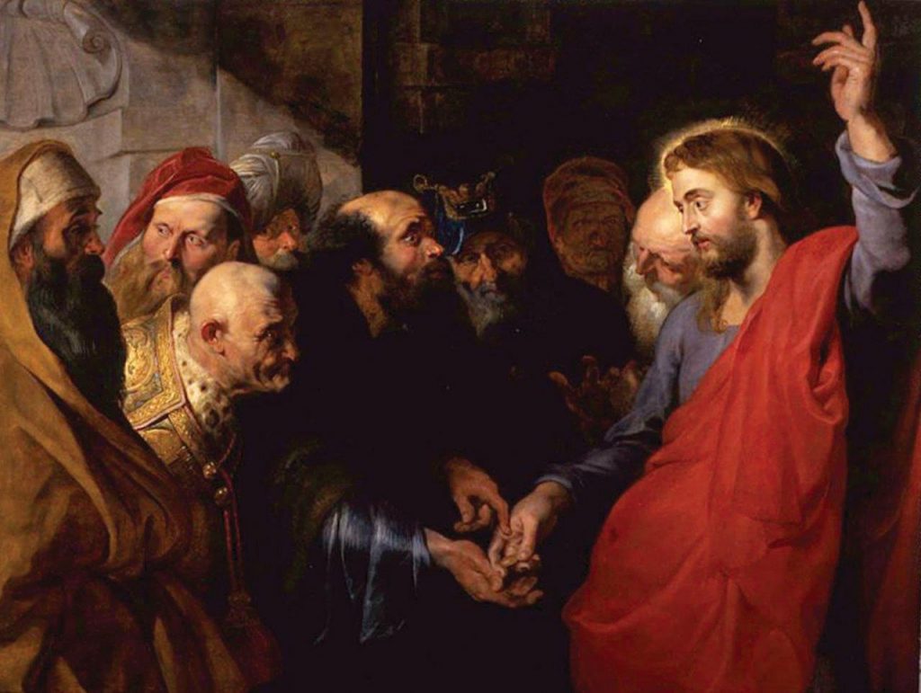 A CÃ©sar o que Ã© de Cesar â€“ Pedro Paulo Rubens, 1612. Fine Arts Museum of San Francisco, EUA.