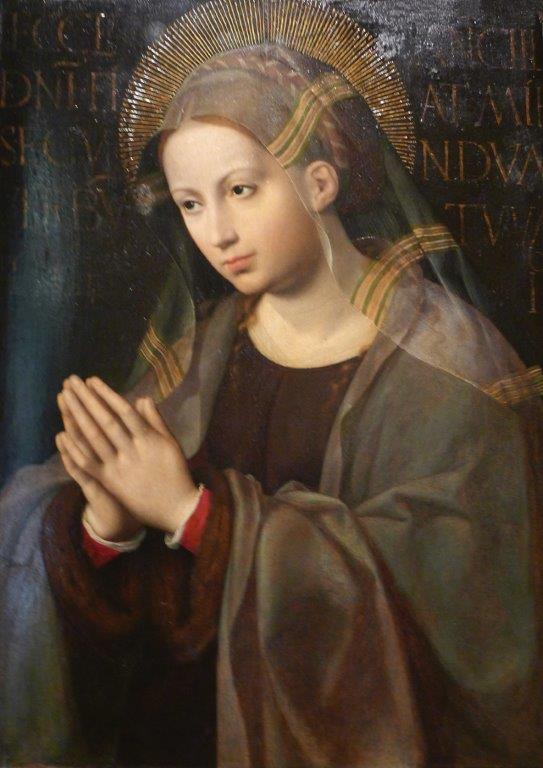 Ecce Ancilla – Cornelis van Cleve, séc. XVI. Museu Nacional de Arte Antiga, Lisboa [Foto PRC]