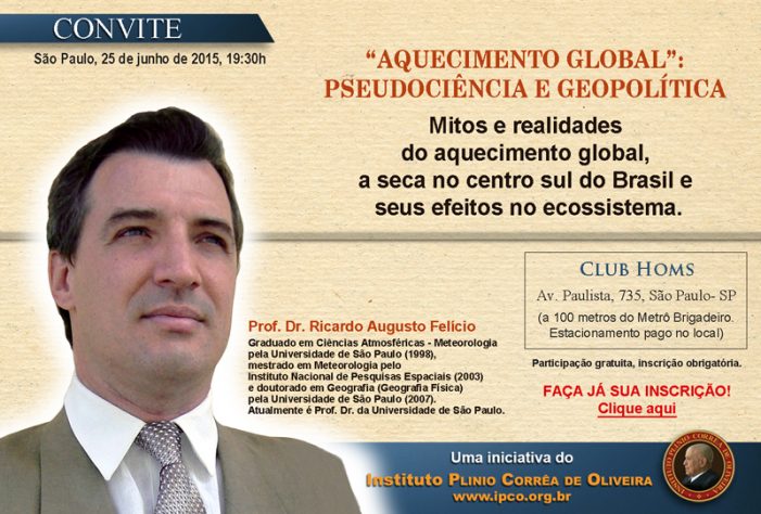 Agência Boa Imprensa Conferência: Aquecimento global – pseudociência e geopolítica