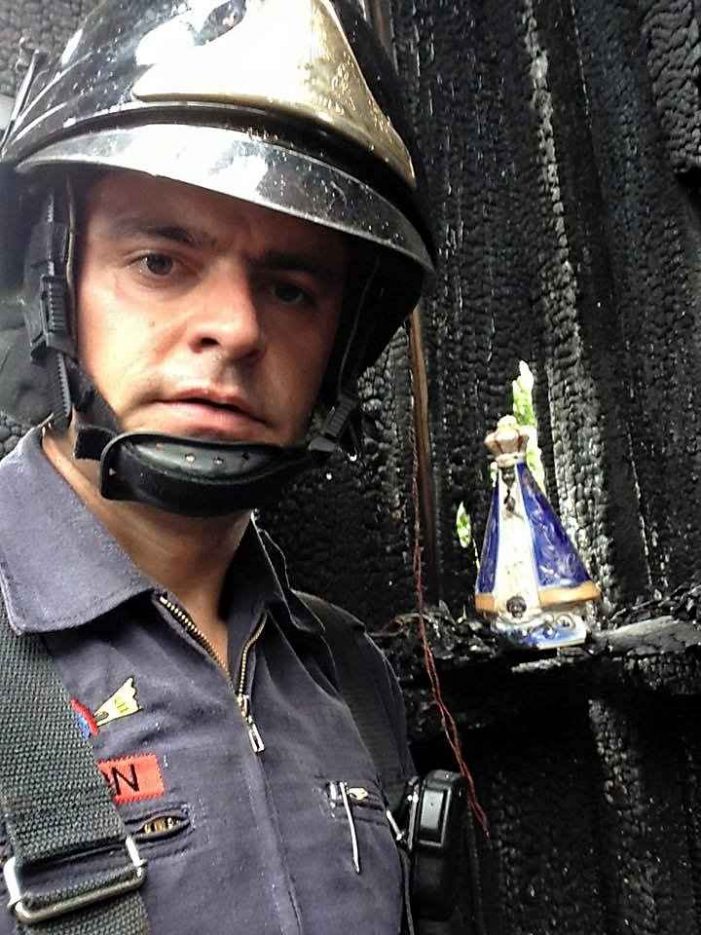 Imagens de Nossa Senhora saem ilesas de desastres