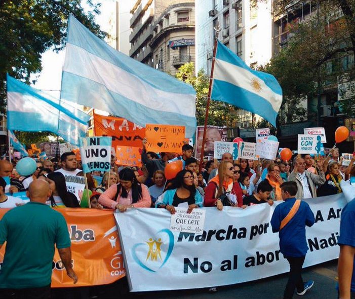 Em mais de 200 cidades, argentinos dizem NÃO ao aborto