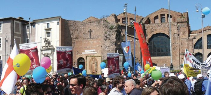 Em Roma, a oitava marcha contra o aborto