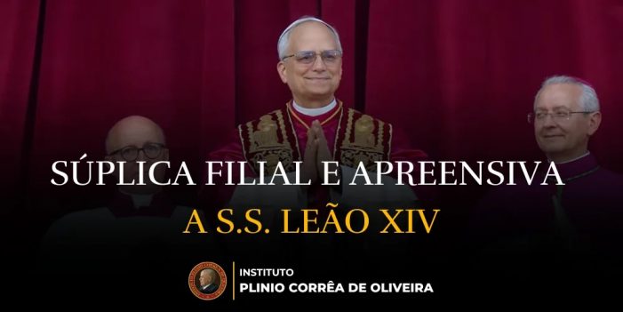 Súplica filial e apreensiva a S.S. Leão XIV