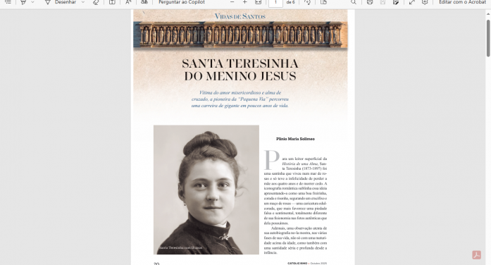 SANTA TERESINHA                                             DO MENINO JESUS