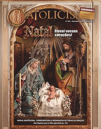 É NATAL — O Divino Infante quis nascer num pobre estábulo para nos enobrecer