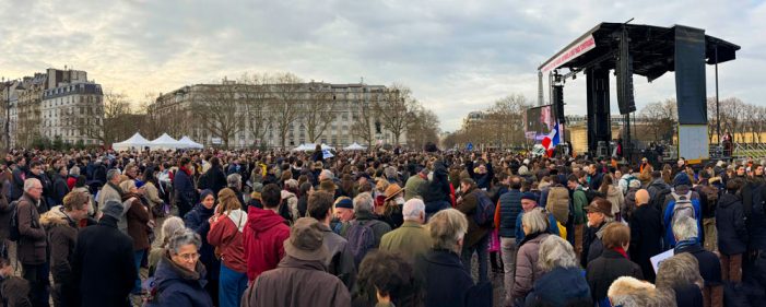 Vibrante Marcha pela Vida em Paris Luta contra o Aborto e a Eutanásia